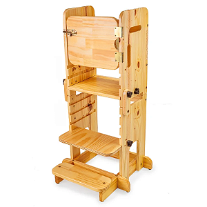 Torre de Aprendizagem Multi Madeira de Brincar