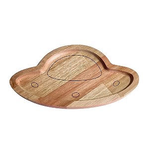 Pratinho Infantil - Nave - Madeira de Brincar