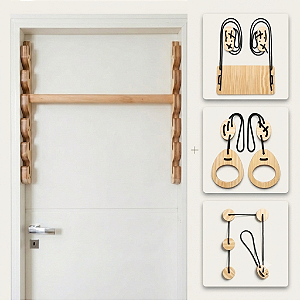 Kit Completo Play de Porta Madeira de Brincar