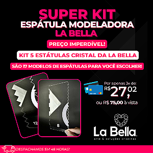 Kit 5 Espátulas La Bella