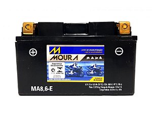 Bateria Moto 8,6ah Bateria De Moto 12v 8,6a Amperes MOURA Ma8,6-e CB 500 MT07 MT09 CB500 CB 1000R CB 500X CBR 500