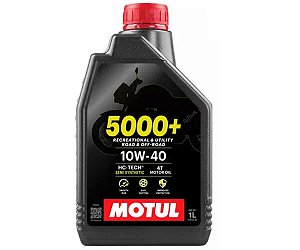 Óleo para MOTO MOTUL 5000+  10w40 SEMISSINTÉTICO - API SL / JASO MA2  - 1 LITRO