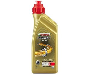 Óleo para MOTO CASTROL 5W40 POWER 1 RACING SINTETICO 1 LITRO