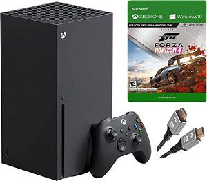 Console Xbox Series X 1TB / 8K / HDR Preto + Jogo Forza Horizon 5 Edição  Premium