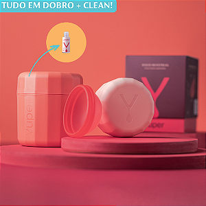 2x Disco Menstrual + 2x Esterelizador + 2x Yuper Clean