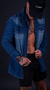 Camisão Jeans Moletom