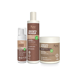 Kit Crespo Power Finalizadores - Ativador, Gelatina e Mousse (3 ITENS) - Apse