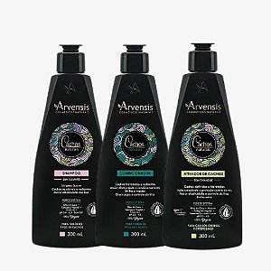 Kit Cachos - Shampoo, Condicionador e Ativador - CRESPO CRESPÍSSIMO - (3 ITENS) - Arvensis