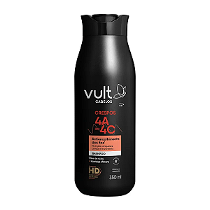 Shampoo Cabelos Crespos 4A a 4C - Vult - 350ml