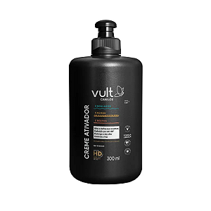 Creme Ativador - Cabelos Ondulados,Cacheados e Crespos - Vult - 300ml