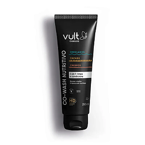 Co-Wash Nutritivo Vult Cabelos Ondulados,Cacheados e Crespos - 250ml