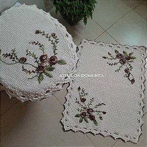 Jogo de banheiro Gisele 2 peças