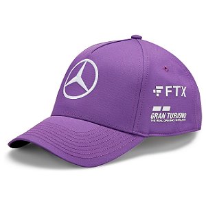 Boné Mercedes Lewis Hamilton RP Purple