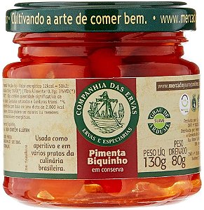 PIMENTA BIQUINHO EM CONSERVA