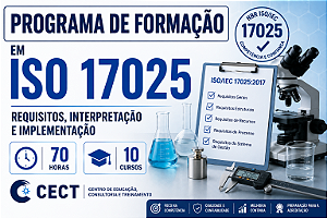 Programa de Formação em NBR ISO/IEC 17025 - EaD