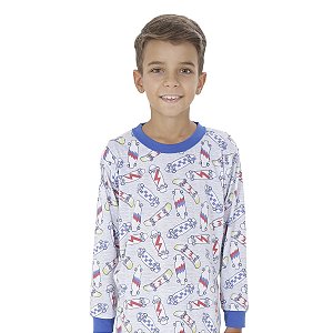 Pijama Mas. Infantil Estampas Variadas (Ref. 6000)