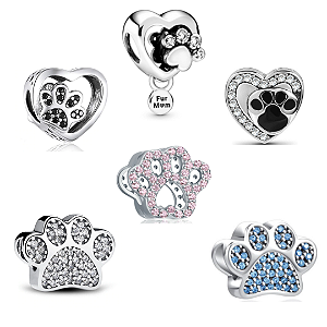 Berloque Charm Pet p/ Pandora e Vivara | Prata