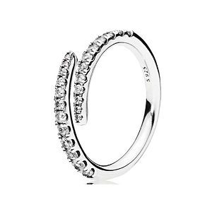 Anel Feminino em Prata 925: Estrela Cadente