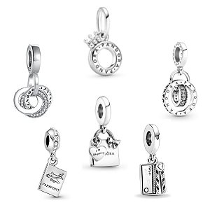 Charm Berloque p/ Pandora em Prata 925
