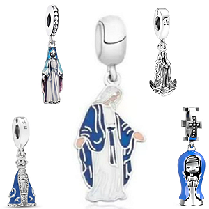 Berloque Charm Religioso p/ Pandora | Prata