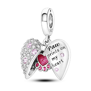 Berloque Charm Compatível Amo Meu Pet Pandora | Prata