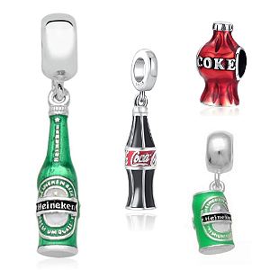 Charm Beer p/ Pandora e Vivara | Prata