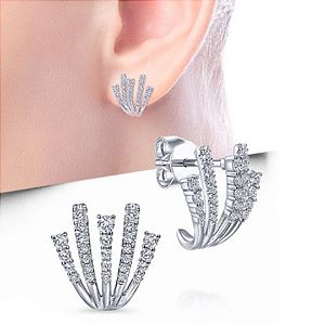Brinco cinco ponta Ear Cuff