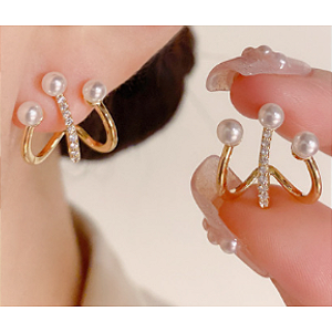 Brinco Três Pontas Ear Cuff