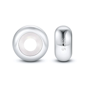 Berloque Trava p/ Pandora tipo Stopper com Silicone