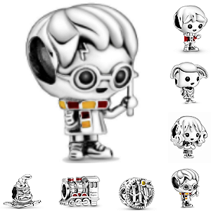 Berloque Charm Harry Potter p/ Pandora | Prata