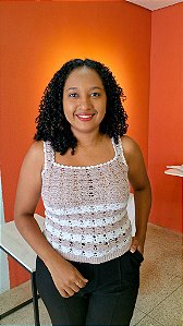 BLUSA EM CROCHÊ