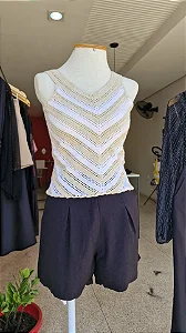 BLUSA EM CROCHÊ