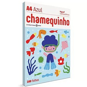 PACOTE SULFITE COLORIDO CHAMEQUINHO
