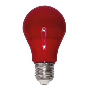 Lâmpada LED Bulbo A60 7w Vermelha AAATop AAA7V