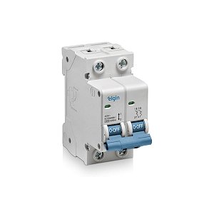 Disjuntor Termomagnético 2 Polos 32A Curve C 3KA MCB Elgin 52A001032032