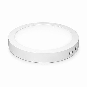 Painel LED Sobrepor Redondo 18w 6500k Bivolt 2909