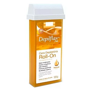 Refil De Cera 100gr Para Roll On Natural Base Mel Depilflax