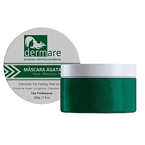 Máscara Tratamento Facial Ágata Verde 200g Dermare