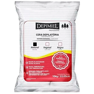 Cera Depilatoria Depimiel Natural de Mel 10kg - Granulada