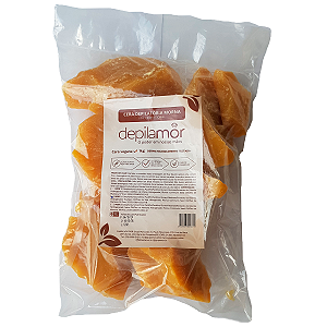 Cera Depilatória Profissional Morna Vegana 1kg  Depilamor