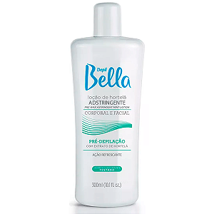Loção Adstringente Pré-Depilação Hortelã Depil Bella 300ml