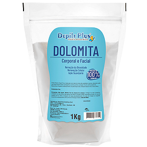 Dolomita Corporal Facial Ultrafino 1kg Pré e Pós Depilação