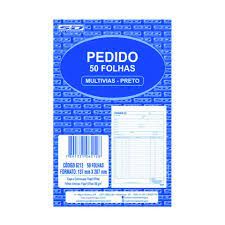 Bloco de pedidos 50 folhas