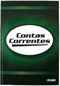 Livro contas correntes c/50 folhas