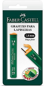 Grafite Para Lapiseiras 1.4mm Tubo Com 12 Un. Faber Castell
