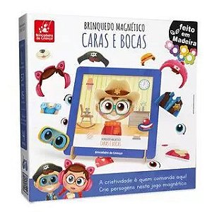 Brinquedo Magnético Caras e Bocas