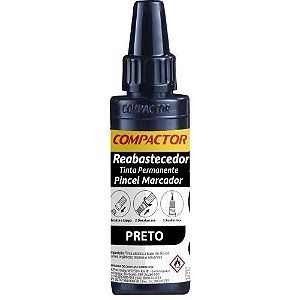Reabastecedor Atômico Permanente Compactor Preto- 30ml
