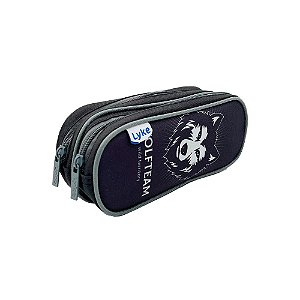 Estojo wolfteam Oval 2 zípers
