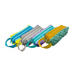 Estojo Soft 2 zíper cores sortidas