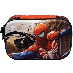 Estojo Box Xeryus Homem Aranha Vermelho